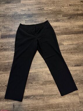 Worthington Black Straight-Leg Dress Pants